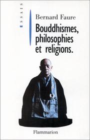 Front cover of Bouddhismes, philosophies et religions by Bernard Faure
