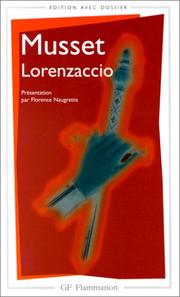 Cover of Lorenzaccio by Alfred de Musset