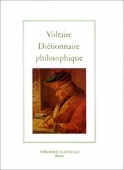 Front cover of Dictionnaire philosophique, portatif by Voltaire
