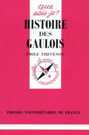 Front cover of Histoire des Gaulois by Emile Thevenot