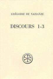 Cover of Sancti Gregorii Nazianzeni opera by Gregory of Nazianzus, Saint