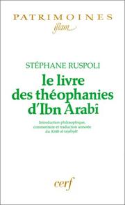 Front cover of Le livre des théophanies d'Ibn Arabî by Stéphane Ruspoli