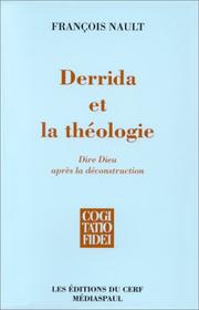 Front cover of Derrida et la théologie by François Nault