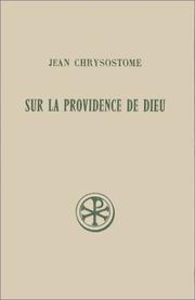 Front cover of Sur la providence de Dieu by Saint John Chrysostom