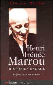 Cover of Henri Irénée Marrou by Pierre Riché
