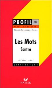 Cover of Les Mots by jacques Deguy