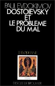 Cover of Dostoïevsky et le problème du mal by Paul Evdokimov