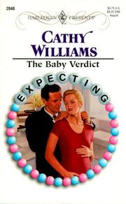 Front cover of The Baby Verdict by Cathy Williams