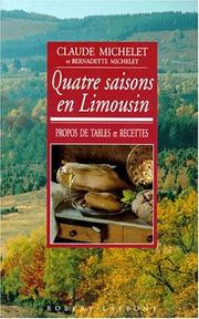 Front cover of Quatre saisons en Limousin by Claude Michelet