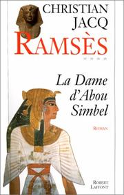 Cover of La dame d'Abou Simbel by Christian Jacq