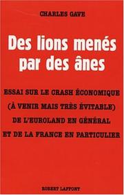 Cover of Des lions menés par des ânes by Charles Gave