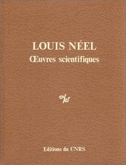 Front cover of Œuvres scientifiques de Louis Néel by Louis Néel
