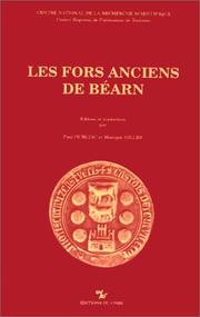 Cover of Les Fors anciens de Béarn by Paul Ourliac
