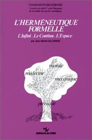 Cover of L' herméneutique formelle by J.-M Salanskis