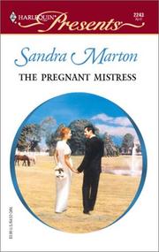 Front cover of The Pregnant Mistress by Sandra Marton