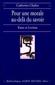 Cover of Pour une morale au-delà du savoir by Catherine Chalier