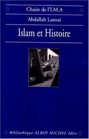Front cover of Islam et histoire by ʻAbd Allāh ʻArawī