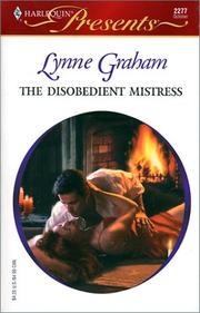 Front cover of The Disobedient Mistress  (Sister Brides) by Lynne Graham