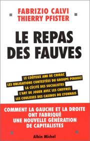 Front cover of Le repas des fauves by Fabrizio Calvi