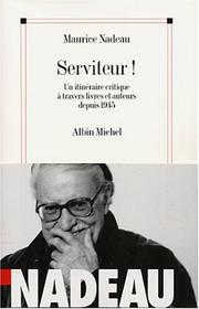 Cover of Serviteur! by Maurice Nadeau