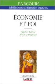 Front cover of Economie et foi by Michel Falise