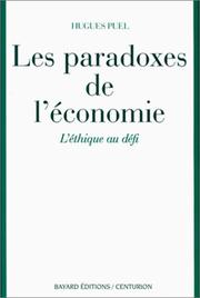 Front cover of Les paradoxes de l'économie by Hugues Puel