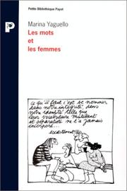 Front cover of Les mots et les femmes by Marina Yaguello