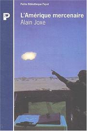 Front cover of L'Amérique mercenaire by Alain Joxe
