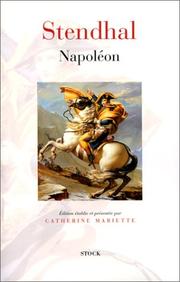 Cover of Napoléon by Stendhal