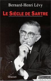 Front cover of Le siècle de Sartre by Bernard-Henri Lévy