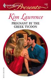 Front cover of Pregnant By The Greek Tycoon by Kim Lawrence