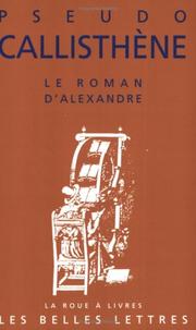 Cover of Historia Alexandri Magni by Pseudo-Callisthenes