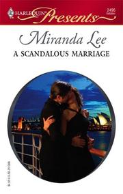 Front cover of A Scandalous Marriage by Miranda Lee