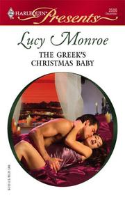 Front cover of The Greek's Christmas Baby by Lucy Monroe