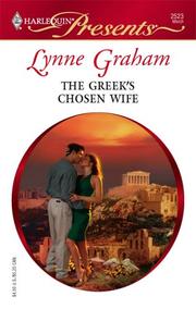 Front cover of The Greek's Chosen Wife by Lynne Graham