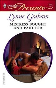 Front cover of Mistress Bought and Paid For by Lynne Graham