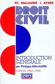 Front cover of Cours de droit civil by Philippe Malaurie