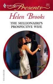 Front cover of The Millionaire's Prospective Wife by Helen Brooks