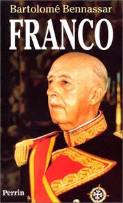 Cover of Franco by Bartolomé Bennassar