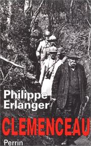 Cover of Clemenceau by Philippe Erlanger