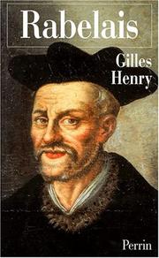 Cover of Rabelais by Gilles Henry