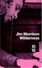 Cover of Wilderness by Jim Morrison
