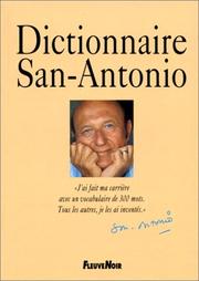 Front cover of Dictionnaire San-Antonio by Serge Le Doran