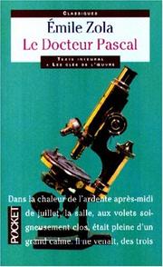 Cover of Le docteur Pascal by Émile Zola