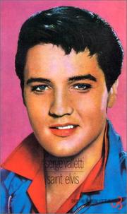 Cover of Saint Elvis ; suivi de, Carton plein by Serge Valletti