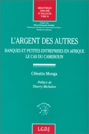 Cover of L' argent des autres by Célestin Monga