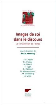 Front cover of Images de soi dans le discours by Ruth Amossy