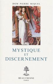 Front cover of Mystique et discernement by Miquel, Pierre
