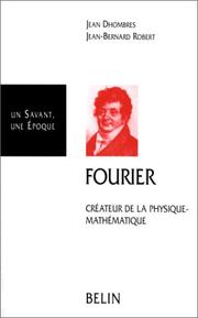 Cover of Joseph Fourier, 1768-1830 by Jean G. Dhombres