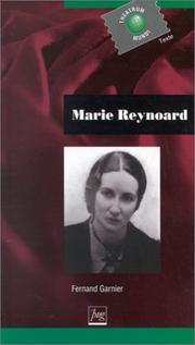 Cover of Marie Reynoard by Fernand Garnier